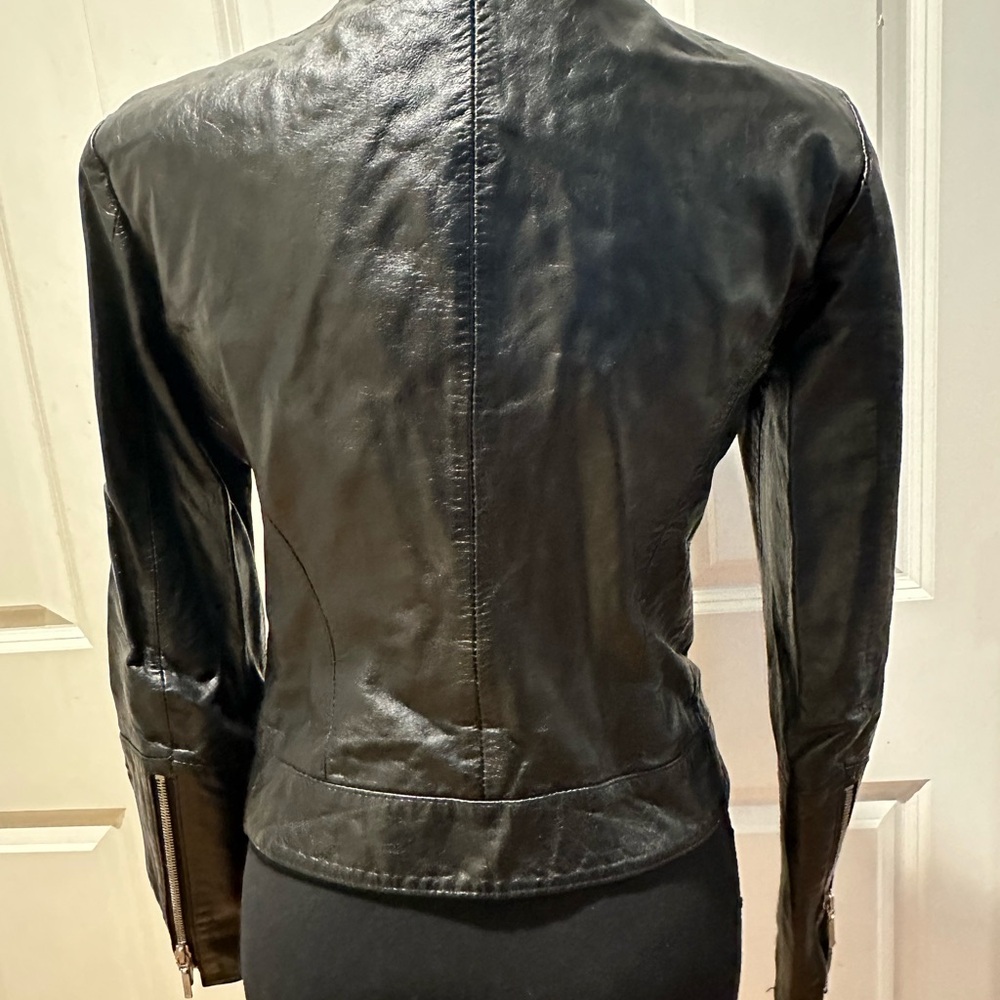 Bebe Motorcycle Leather Jacket - image 8